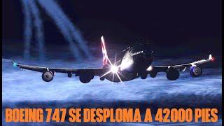 Boeing 747 cae desde 42 mil pies de altitud - British Airways 2069