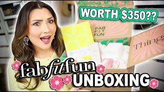 FABFITFUN SPRING 2025 UNBOXING  WORTH UP TO $350??