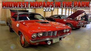 MASSIVE MOPAR CAR SHOW!!! Muscle Cars! - Classic Cars - Mopar's in the Park 2024. Rare Muscle Cars!