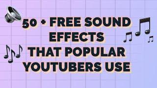 Funny Sound Effects for Youtube Videos - NON-COPYRIGHTED SOUND EFFECTS!