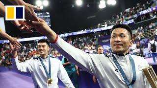 Chinese Taipei beats China for badminton doubles gold