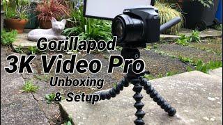 Joby Gorillapod 3K Video Pro Unboxing & Setup