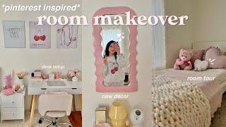 ULTIMATE AESTHETIC ROOM MAKEOVER ⭐️🩰 pinterest inspired transformation 