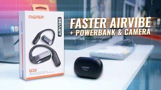 Faster Airvibe Wireless Buds Unboxing + PowerBank and Wifi Cam!