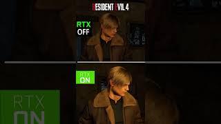 Ray Tracing ON vs OFF // Resident Evil 4 Remake #shorts #residentevil4remake #raytracing