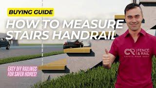 How to measure your steps and get the right CR Handrail Kit (Amazon)