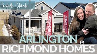 AMAZING New construction ELIZABETH COLORADO Home! The Arlington by Richmond homes! In-depth tour!