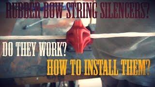 rubber bow silencers, do they work? how to install them