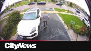 Woman steals Porsche from driveway, runs man over in Mississauga