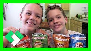 LAYS PASSPORT TO FLAVOR TASTE TEST (Day 1612) | Clintus.tv