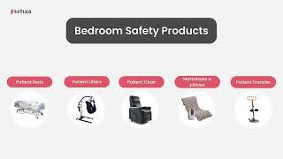 Bedroom Safety Products in the UAE | Patient Beds | Patient Lifters | Patient Chairs | Mattresses