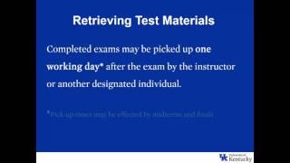 Scheduling an Exam at the Accommodated Testing Center