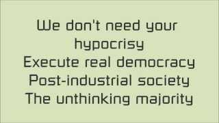 The Unthinking Majority - Serj Tankian lyrics