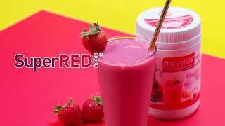 【Superfood Lab Recipe】SuperRed Antiox Milk Shake  - 超級抗氧美肌紅粉 (強效配方) 士多啤梨抗氧奶昔