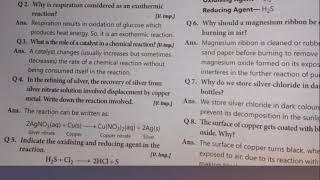 IMPORTANT QUESTIONS'Chemical Reactions and Equations' pdf link in the description box