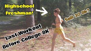 Last Hard Workout Before My First Ever Collegiate Race // The Sub 3:35 Project-Episode 6