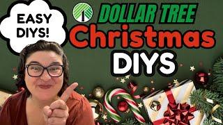 4 Mind-Blowing Dollar Tree Christmas DIYs You’ll Want to Try ASAP!  (Easy & Affordable!)