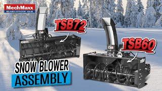 MechMaxx 3-Point Hitch Snow Blower Assembly Video