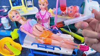 8 Minutes Satisfying with Unboxing Pregnant Women Giving Birth Playset，Doctor Toys Review | ASMR