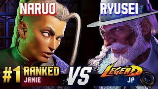 SF6 ▰ NARUO (#1 Ranked Jamie) vs RYUSEI (JP) ▰ High Level Gameplay