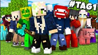 TAG 1 in MINECRAFT FREUNDE!