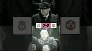 Sir Alex Ferguson Get Dejavu  Liverpool FC vs Manchester United 7-0 #shorts