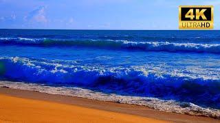  Relaxing 4K Waves and Ocean Sounds in 4K: Sleep and Relaxation | ASMR