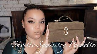 SAVETTE SYMMETRY POCHETTE | Review/What Fits!! One Of The BEST Bags I've Ever Bought  | Lela Sophia