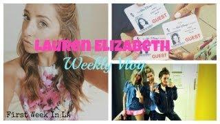 Lauren Elizabeth Weekly Vlog: First Week In LA