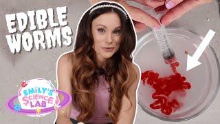 Emily's Science Lab - Edible Worms - Science Experiments for Kids