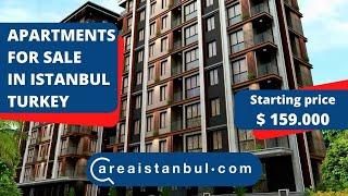 Good prices apartments for sale in Istanbul Turkey, New houses near to Golden Horn