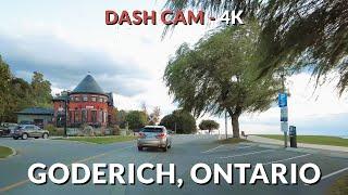 Goderich, Ontario Drive in 4K | Coastal Charm and Scenic Beauty