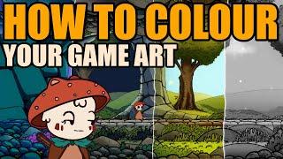 2D Game Art for Beginners! How to choose colours for your 2D art