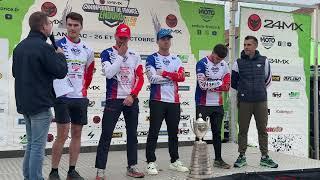 Présentation des équipes du championnat de France d’Enduro à Langeac, organisé par le MCHA