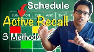 How to Schedule Active Recall? - Spaced Repetition