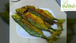 Fried Kembong Fish with Tumeric Powder