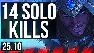 SYLAS vs SMOLDER (TOP) | 14 solo kills, Godlike, 16/4/6 | KR Master | 25.10