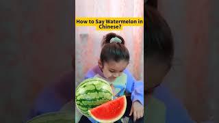  Basic Chinese | How to Say Watermelon in Chinese | Learn Chinese | Pakistani in China ️