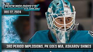 3rd Period Implosions, PK Goes MIA, Askarov Shines - The Pucknologists 231