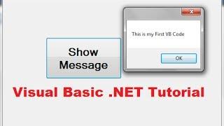 Visual Basic .NET Tutorial 1 - Downloading Visual Studio and Creating First VB Program