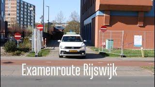 EXAMENROUTE RIJSWIJK!