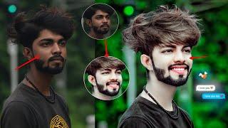 How To Make Smile Face | Normal Face To Smile Face Photo Editing | Smile Face Editing | Dm editor