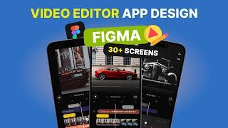 Stunning Video Editor Mobile App Design | 30+ Sleek Screens