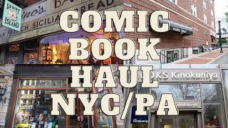 HUGE COMIC BOOK HAUL | NYC & PA | Forbidden Planet | Midtown Comics | Desert Island | Kinokuniya