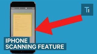 The iPhone now has a built-in document scanner