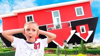 Vlad and Niki new Playhouse for children - Funny stories for kids