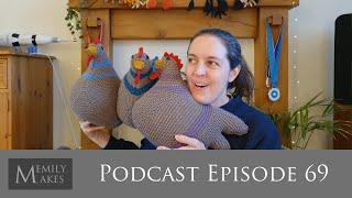 Podcast 69 - Another 3 Finished Objects, Progress, 2 Cast On's & Beehive Yarns Book & Yarn Box!