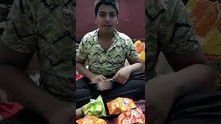 Bhukkad k maze hai last part | Bhukkad eating mixture of chips | #challengechips #bhukkad #comedy