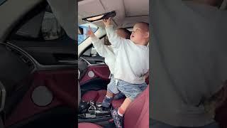 Cute Twins Sitting In New Car #baby #brothersbyheart #cute #brotherheart #funny