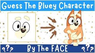 Can You Guess the Bluey character by the Face? | Bluey Quiz